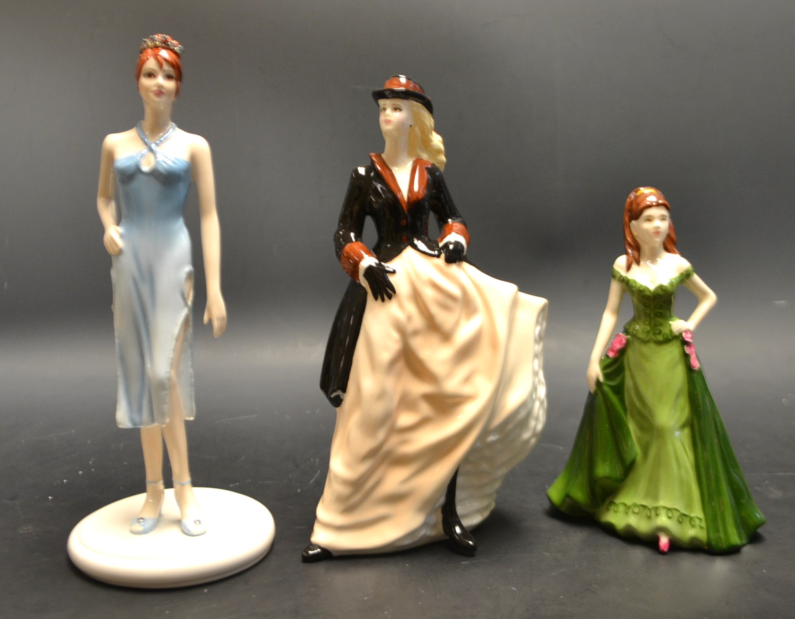 A Royal Worcester figure Zara, boxed;  a Coalport figure, Your Special day,