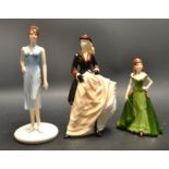 A Royal Worcester figure Zara, boxed;  a Coalport figure, Your Special day,