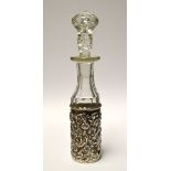 A Victorian silver scent bottle, Birmingham, 1899,