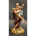 A Meissen figure group, The Rape of Persephone,