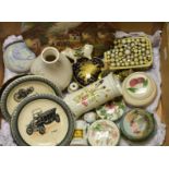 A selection of trinket boxes,