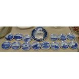 Royal Copenhagen - a 1974 Mors Dag commemorative plates a 1979 cup and saucer;