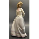 A Lladro figure Sweet and Shy (06754), boxed,certificate.