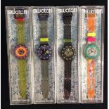 Swatch Watches - a Scuba 200 Summer 1992 collection, Sea Grapes wrist watch ,