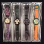 Swatch Watches -  a Chrono Collection wrist watch Sound SCl 102,