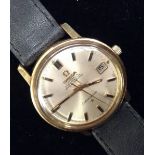 Omega - a gentleman's Constellation gold capped automatic chronometer, Officially Certified,