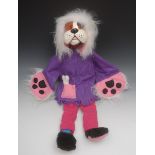 Vent Fido Dog - Pelham Puppets Ventriloquist range, moulded head with painted features,