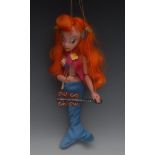 Mermaid - Pelham Puppets SL Range, composite head, body and hips, strung joints,