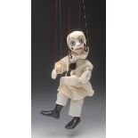 SL Pierrot - Pelham Puppets  SL Range, hollow head, painted features, blue eyes,