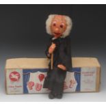 SM Schoolmaster, Bald with Cane - very rare, Pelham Puppets SM Range,