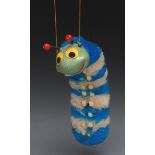 SL Furry Caterpillar - Pelham Puppets SL Range,  hollow moulded head, painted features,