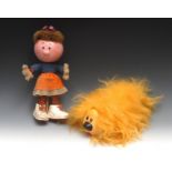 GL Dougal - The Magic Roundabout , Pelham Puppets Glove Range, composite head, boxed, c.