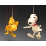 SL Snoopy - Pelham Puppets SL Range, hollow plastic head, torso, plastic limbs, strung throughout,