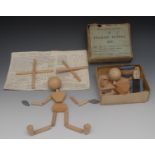 Kit No 1 - a Pelham Puppet Kit, with instructions, boxed with parts for making two puppets.