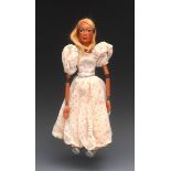 SL Cinderella - rare, Pelham Puppets SL Range, solid head, painted features, blue eyes, blond hair,