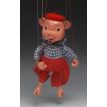 SL Pinky - Pelham Puppets SL Range, early version, moulded head, painted features, brown eyes,