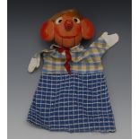 GP Dwarf - extremely rare, Only one known, Pelham Puppets Glove Range, from Alice in Wonderland,