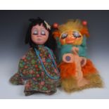 Vent Cornelia - Pelham Puppets Vent Range, composite head painted pink,