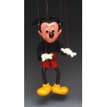 SL Mickey, Walt Disney character - Pelham Puppets SL Range, moulded head, plastic arms and legs,