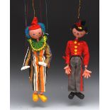 SS Fritzi - Pelham Puppets SS Range, wooden ball head, black  hair, painted features, blue eyes,