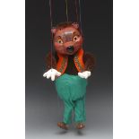 SL 63 Father Bear - Pelham Puppets SL 63 Range, hollow moulded head with painted features,