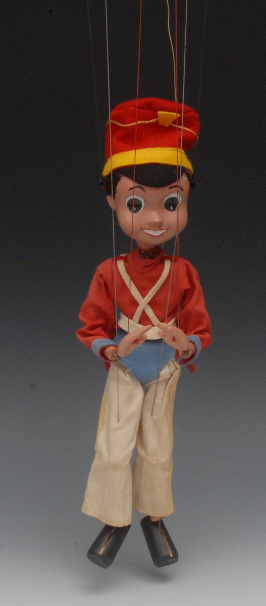 SL Bom the Toy Drummer, from Enid Blyton - Pelham Puppets SL Range, large moulded head,