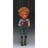 SL Hansel - rare early version, Pelham Puppets SL Range, large moulded head, painted features,