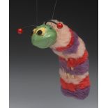 SL Furry Caterpillar (three-colour) - Pelham Puppets SL Range,  hollow moulded head,