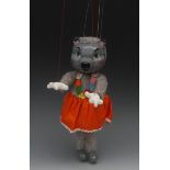 SL 63 Mother Bear - Pelham Puppets SL 63 Range,  hollow moulded head with painted features,