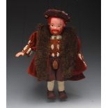 SL Special Henry VIII - Pelham Puppets SL Special Range, composite head, plastic tube arms,