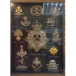 Militaria - cap badges - 3rd Lanarkshire Rifle Volunteers, The Witshire Regiment,