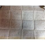 A vellum indenture, dated 18th October 1689,