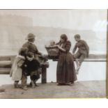 Photography - Frank Meadow Sutcliffe - a pair of black and white photographs, Whitby Fisherwomen,