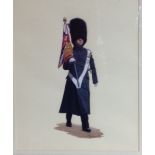 Rodney Player
Irish Guards
signed, dated 95, watercolour, 25.