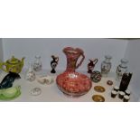 Ceramics - an Arthur Wood Astoria pattern jug;  a similar bowl;  a Poole dolphin;