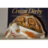 A Royal Crown Derby paperweight , Madagascan Tortoise, boxed,