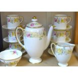 Royal Doulton  Rosamond pattern six setting coffee service