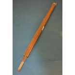 A 19th century 24" boxwood slide rule