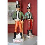 Large Irish Mist decanter Irish soldier in Irish brigade and Austrian army circa 1750;