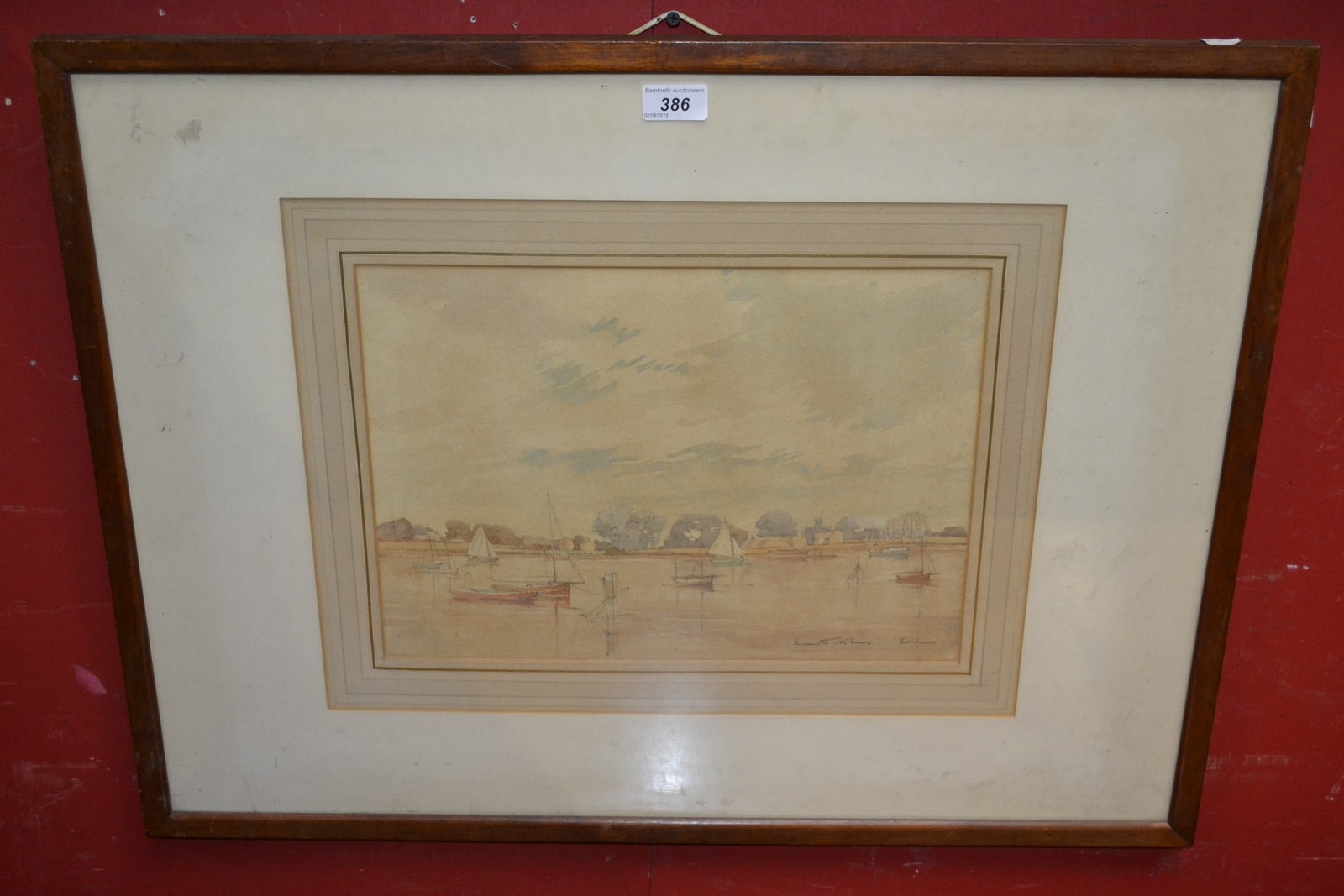 Kenneth **
Sailing Boats
signed, inscribed, watercolour,