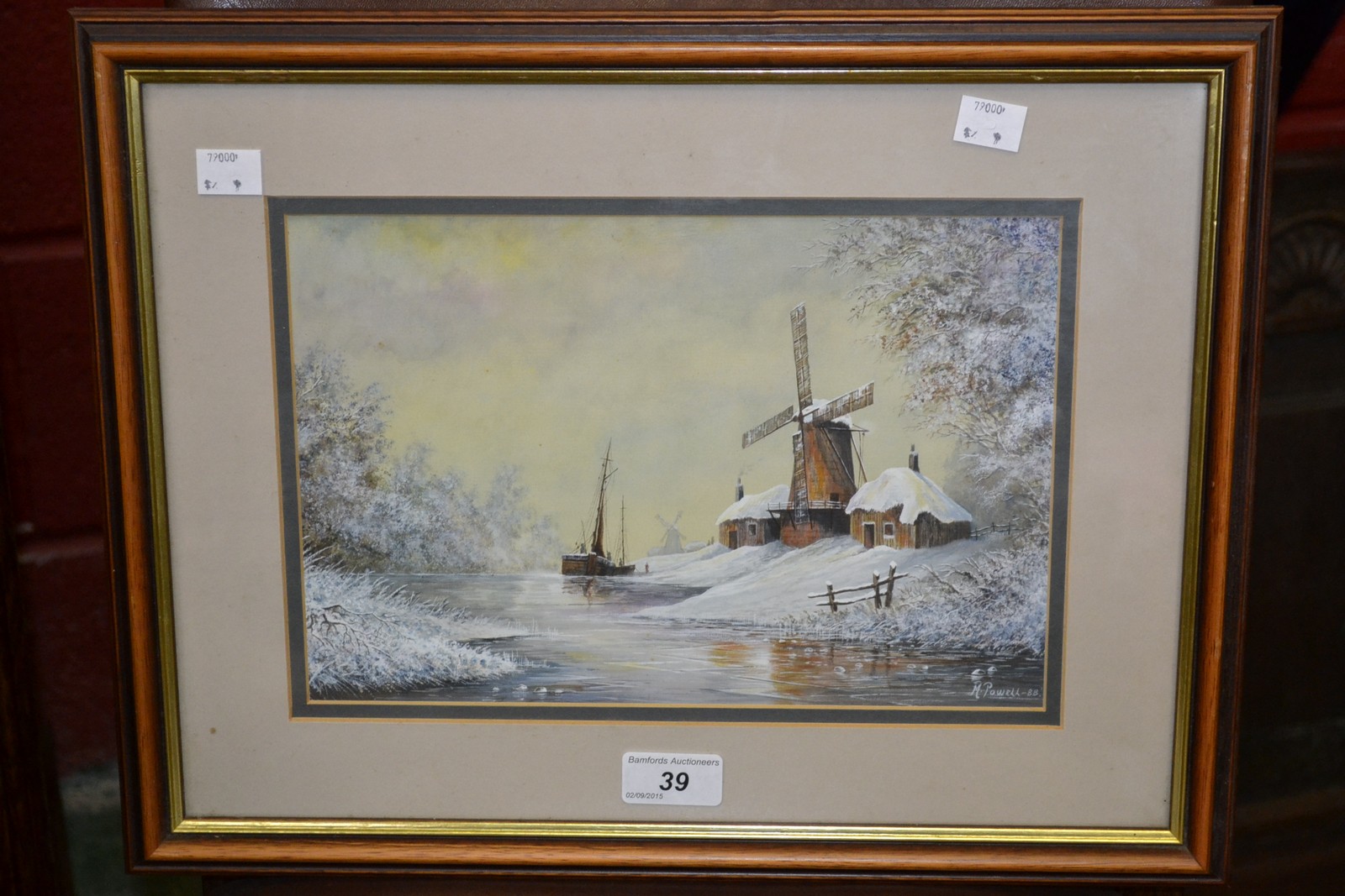 M. Powell (late 20th century)
Still Windmill
signed, dated '88, watercolour and gouache, 18.