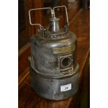 A  L.M.S. Railway lamp for petroleum only, made by Lamp Manufacturing & Railway Supplies Ltd.