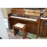 Musical instruments - The Eavestaff pianette minipiano and piano stool (2)