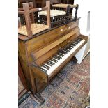 An upright piano, Charles Hall, Ross, Herefordshire.