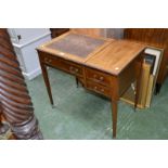 An Edwardian writing desk, c.