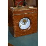 A mahogany cased Automatic Timing Clock Company pigeon clock