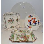 Ceramics -  a Copeland Spode square dish,