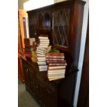 A 20th century dark oak dresser,