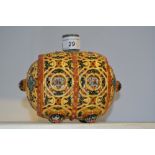 A Zolnay Pecs style reticulated barrel,