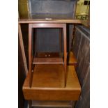 An earl 20th century oak, gate leg drop leaf table,